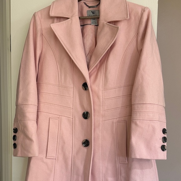 Worthington Pink Trench Coat - Picture 2 of 5